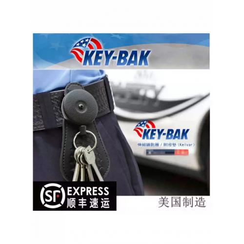 正品美国霸克KEY-BAK481BSC-FK皮环勤务系列自动伸缩回弹钥匙扣链