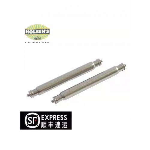 美国进口HFWB精钢手表配件精工diver表轴表耳生耳无缝全钢粗2.5mm