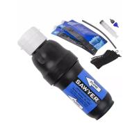 美国索耶Sawyer Squeeze标准版便携户外过滤净水器生存直饮水壶袋