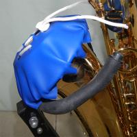 便携通用管乐弹力弱音罩萨克斯小号大号长号低音管唢呐降噪弱音垫